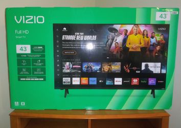 Selling New/Unopened
VIZIO 43" (VFD43M-08) CLASS FULL HD 1080p LED SMART TV