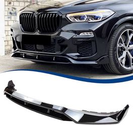 BMW 2019-2022 G05 X5 M-Sport Pre-LCI Gloss Black Front Lip