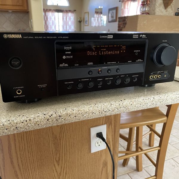 Yamaha HTR6040 Receiver Stereo 5.1 Channel 500 Watt Total Output for