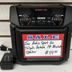 Ion Audio Sport Go Tailgate Portable PA  Bluetooth Speaker 