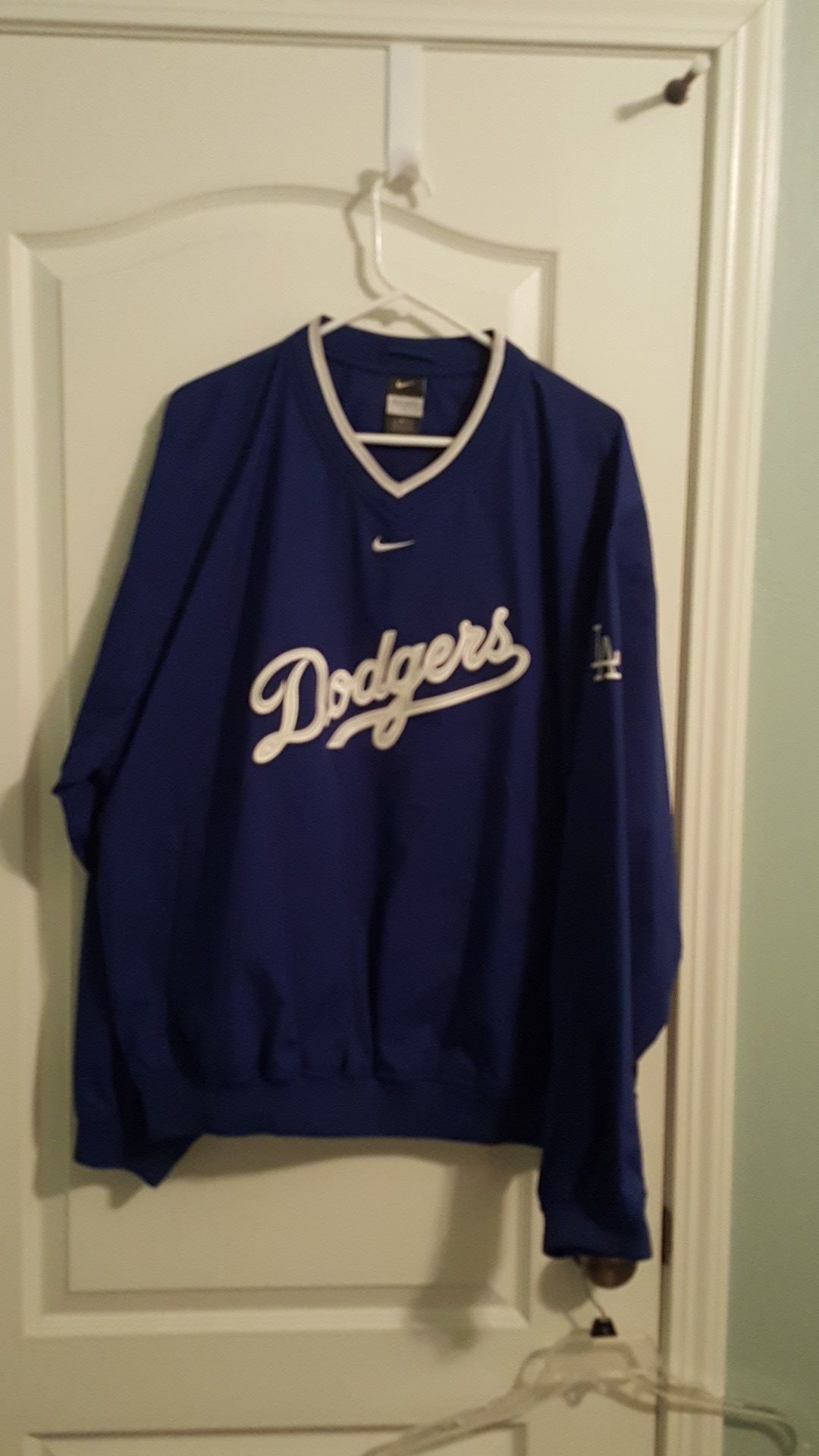 Nike dodgers clearance windbreaker