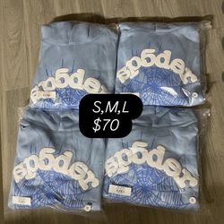 Sp5der Hoodie Blue