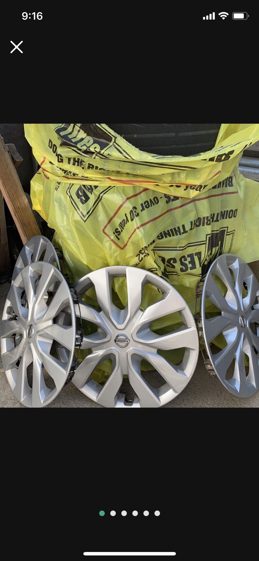 2015 Nissan Stock wheels and tires