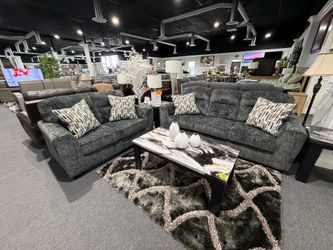 2 PC SOFA AND LOVESEAT