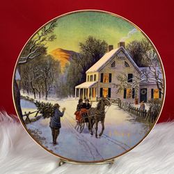 Avon “Home for the Holidays” 1988 Christmas Plate