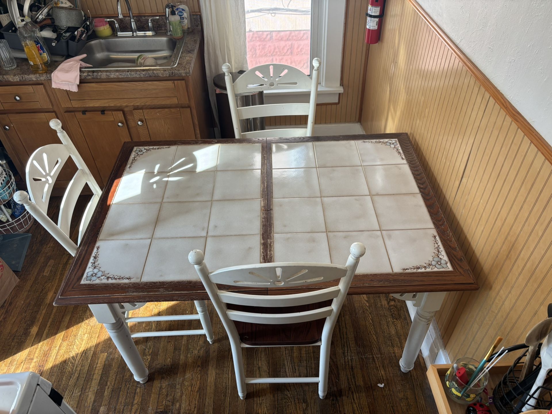 Ceramic-Top dining Room Table And 6 Chairs