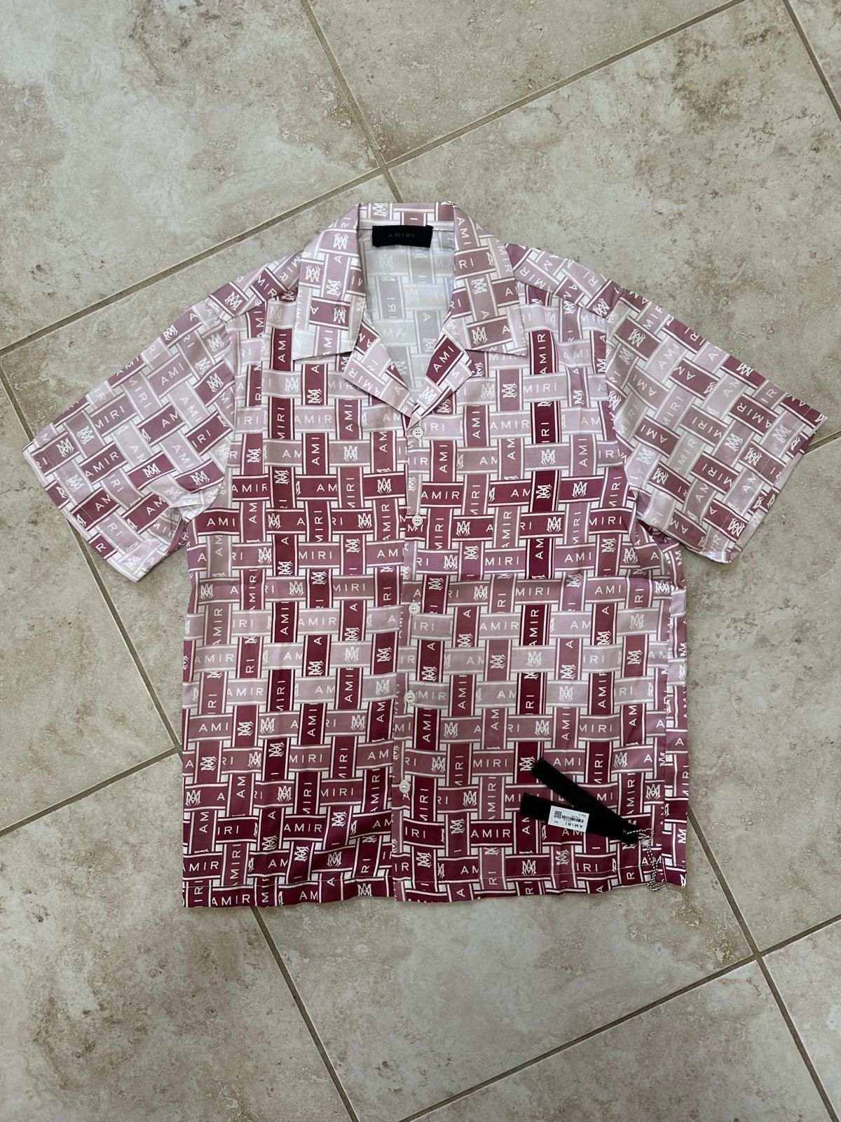 Amiri Button Sleeve Silk Fabric Shirt New Season Any Colors