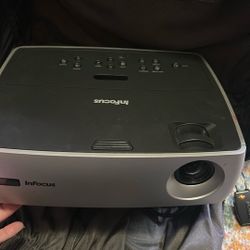 In Focus Movie Projector Large Screen Movies Case Included 