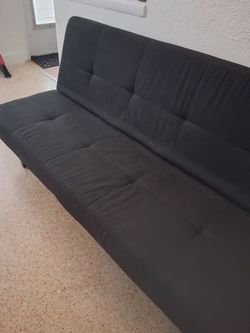Black futon