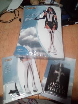 Spirit Halloween Sexy Sister Nun Costume Set