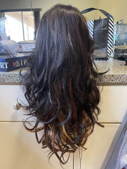 synthetic whole lace wig