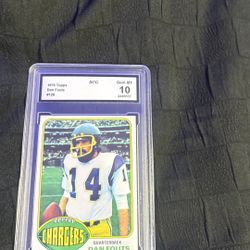 1976 Topps - Dan Fouts #128 PSA 10