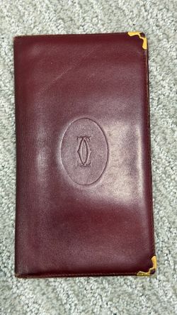 Cartier Burgundy bifold wallet