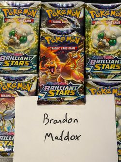 Pokemon Brilliant Stars Booster Pack New