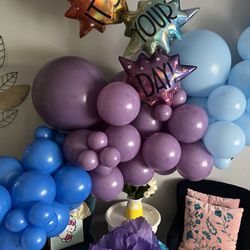 Stitch Theme Balloon Garland 