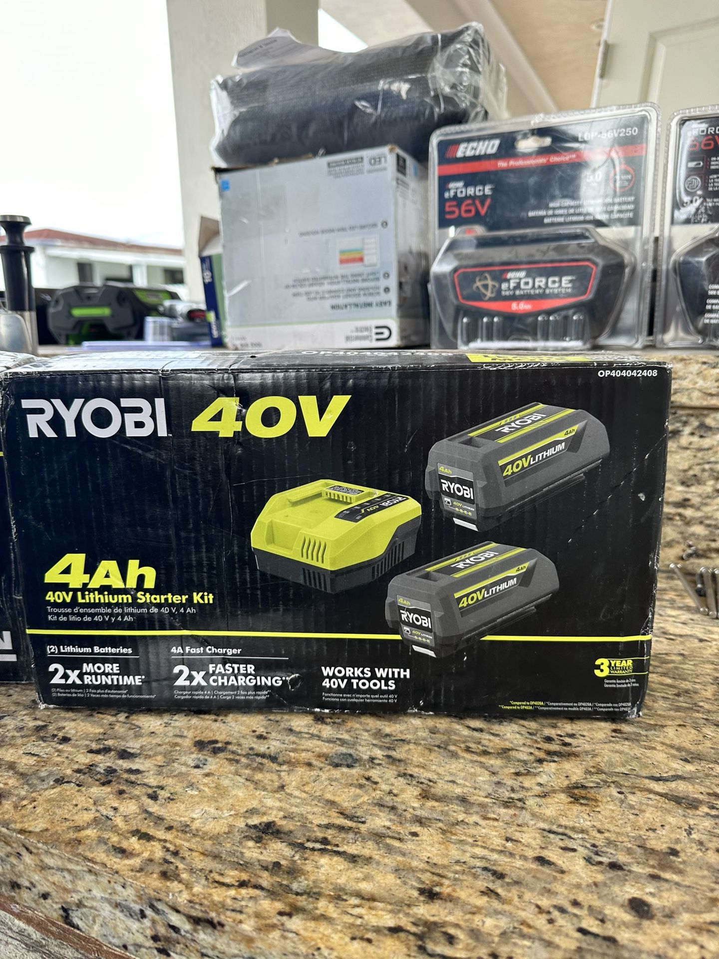 Ryobi 40v Lithium Stater Kit