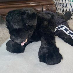 black Labrador Retriever stuffed animal 15”