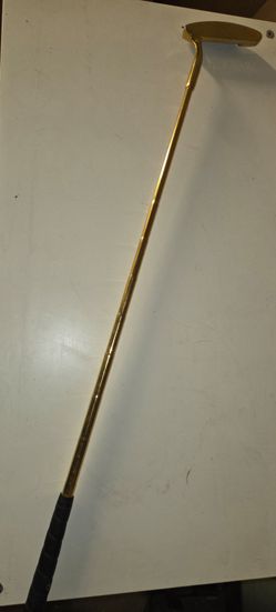 Vintage Celebrity 24K Gold-Plated Golf Putter – Lamkin Grip, Collectible Blade