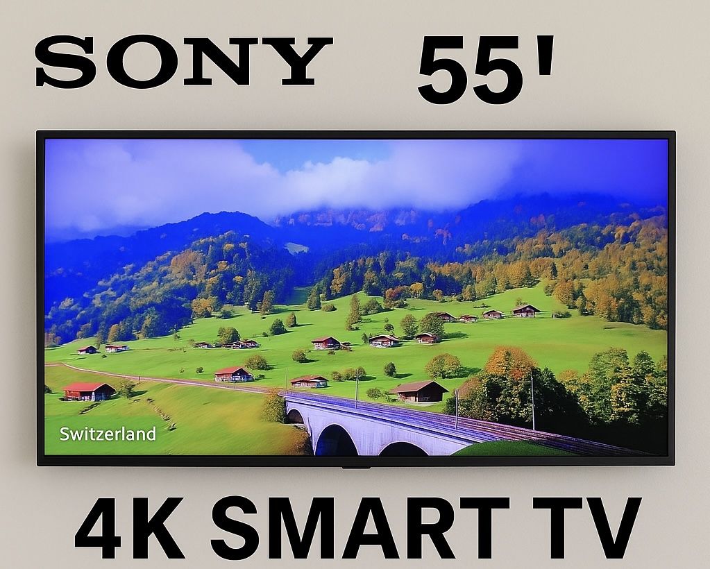 Sony 55” 4K Smart TV – No Stand