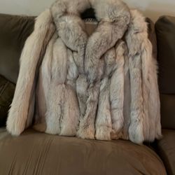 Silver Fox Fur Jacket
