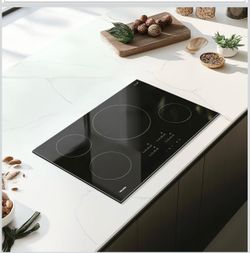 30 Inch Induction Cooktop 7400W, TECASA Built-in Induction Stovetop with 4 Boost Burner, Timer & Child Safety Lock, 9 Heating Level, Sensor Touch Cont