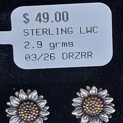 James Avery Sunflower Earrings