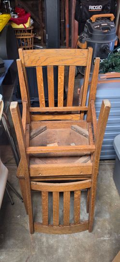 Antique Oak Chairs