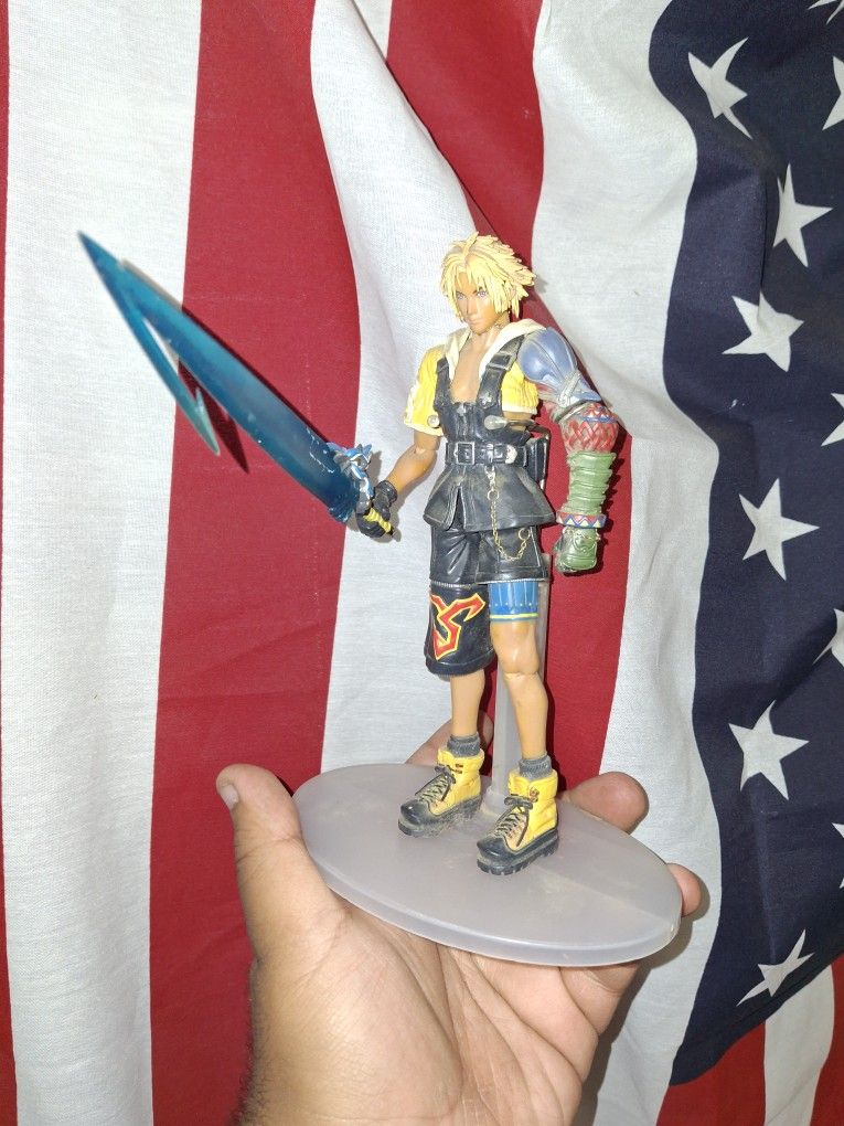 Final Fantasy X Play Arts Tidus Action Figure No. 1 Square Enix - TOY
