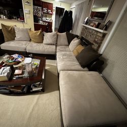 Sofa Set Including Coffee Table
