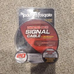 Rockford Fosgate Twisted Pair Signal Cable (Radio To Amplifier) (Trades Ok 👍)