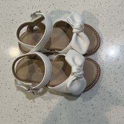 Toddler Girl Mary Jane Sandals In Cream Color