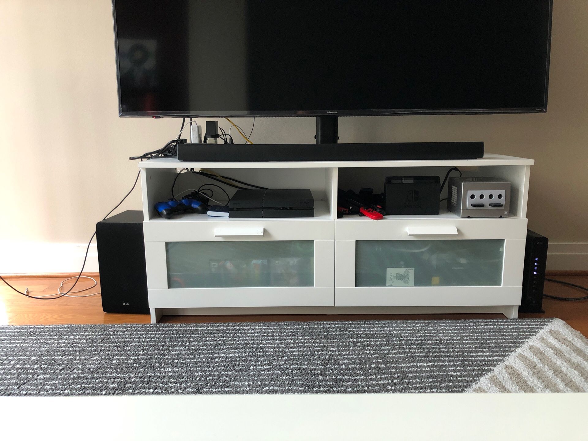 IKEA Brimnes TV unit, white