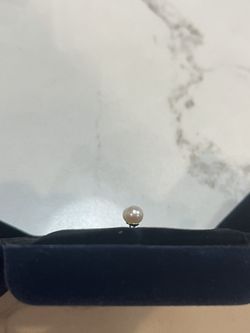 AAA Luster 5mm Round Freshwater Pearl Stud Earrings – 925 Sterling Silver