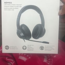 USB Wired Stereo Headset