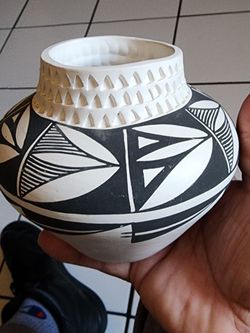 Acoma pottery vase en buenas condiciones