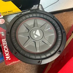 Kicker 10’s shallow  subwoofers different models n prices each