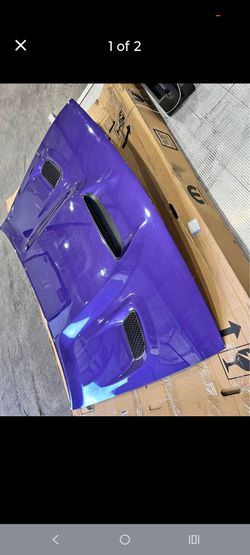 dodge Challenger scat pack hood