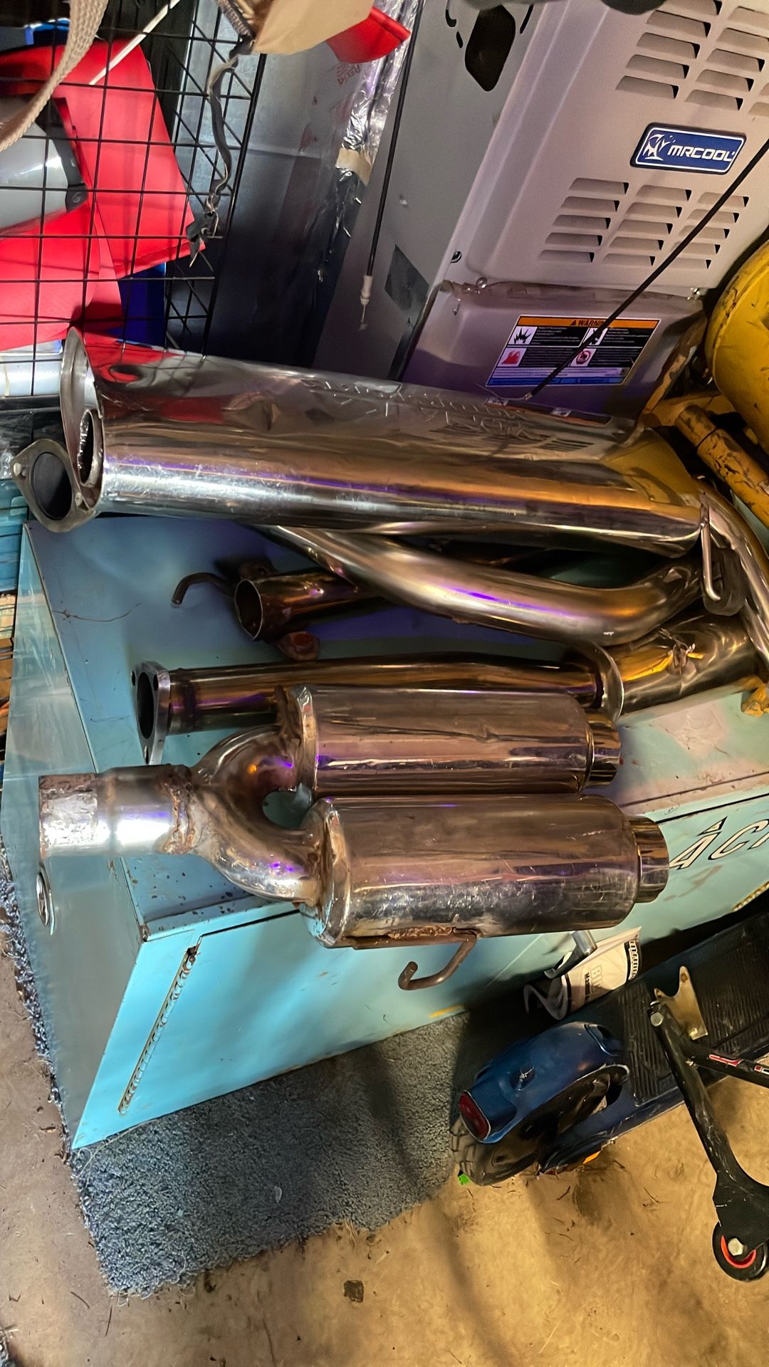 Used Exhaust System (chrome)