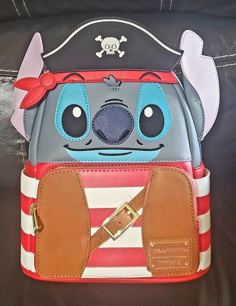 Rare Pirate Stitch Disney Cruise Line Disney Parks Loungefly Backpack