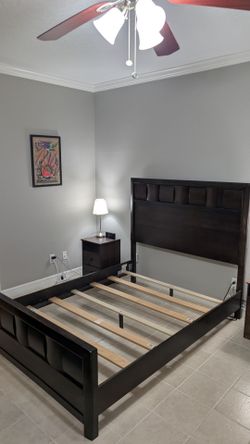 Queen Bed frame and box
