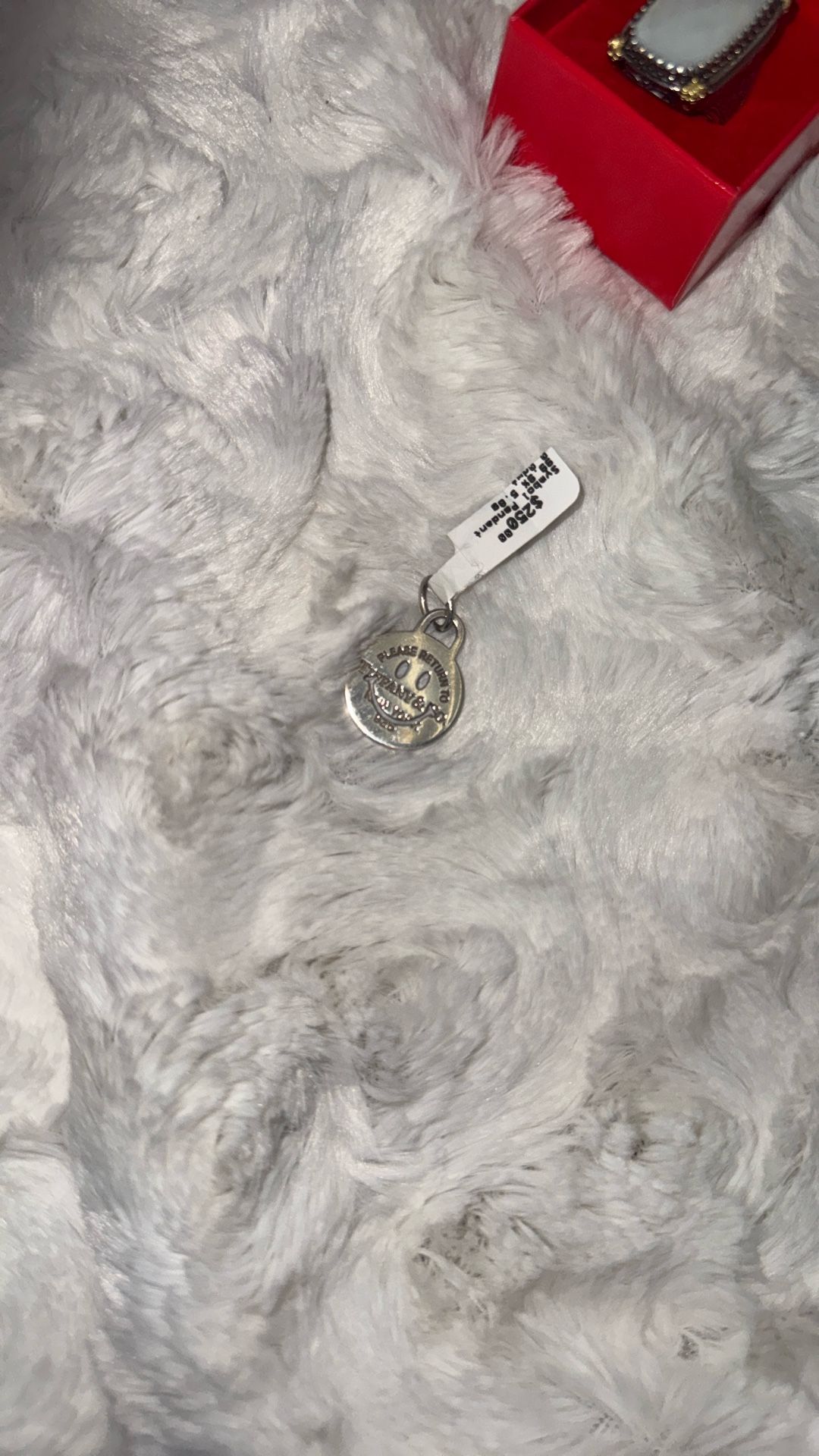 tiffany & co smiley face pendant