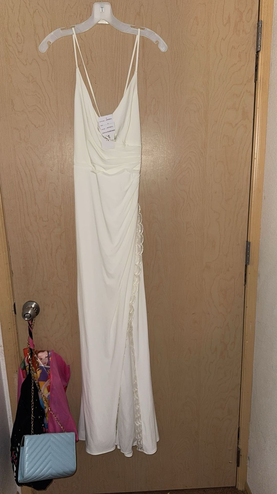 Wedding Dress. Off-white/cream Colored