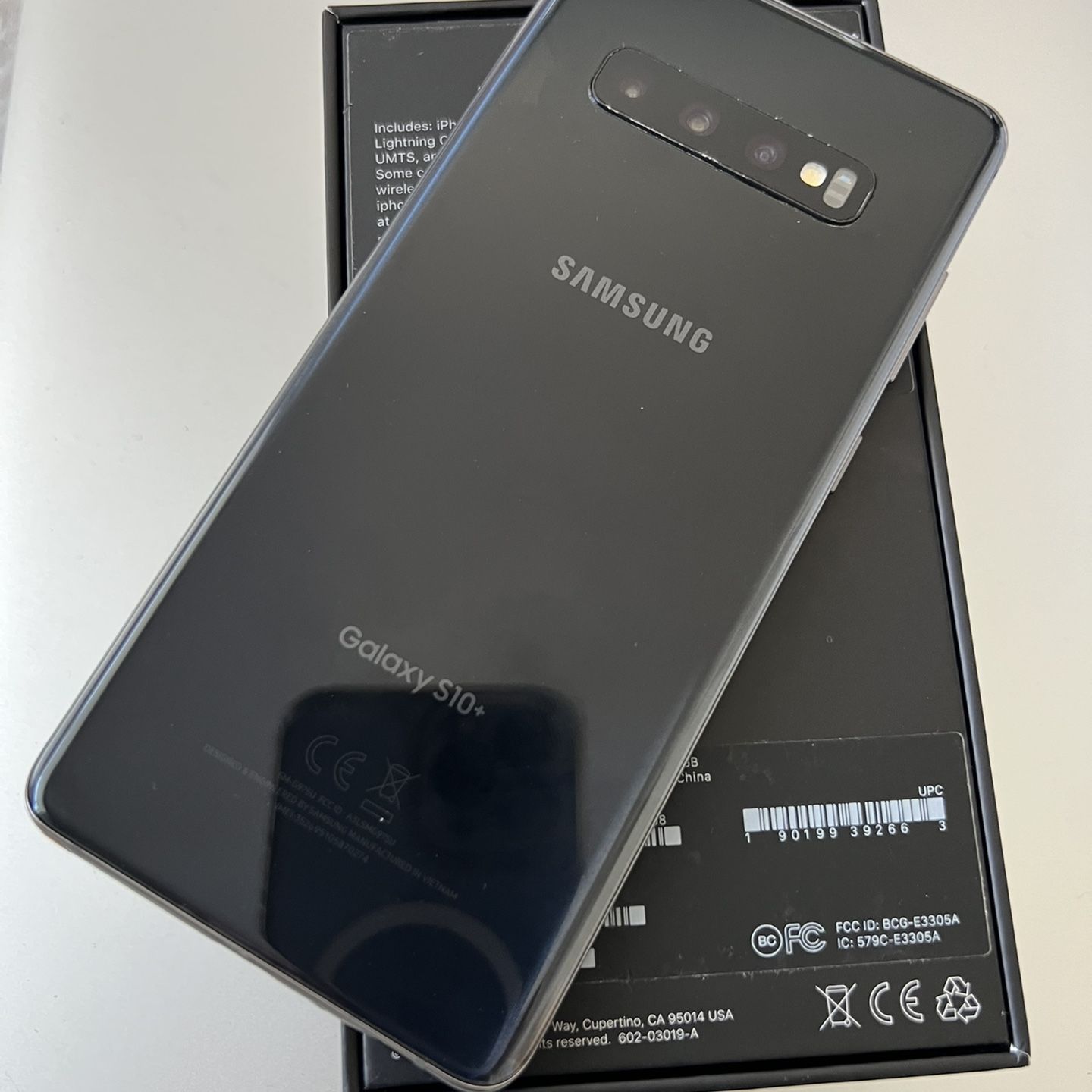 Samsung Galaxy S10+ Plus Black 128GB ANY CARRIER for Sale in Chula