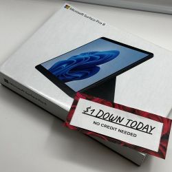 Microsoft Surface Pro 8 Brand New - $1 Down Today - NO CREDIT Needed