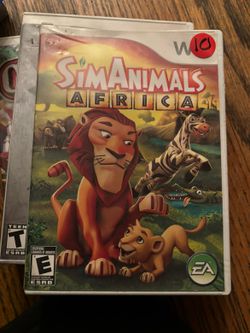 SimAnimals Africa Nintendo Wii Game