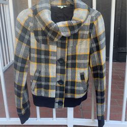 Plaid Bomber Jacket