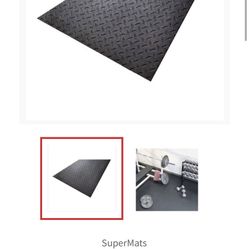 Gym Mats Work Out Mat Equipment Mat 4x6x3/8” Rubber Gym Mat
