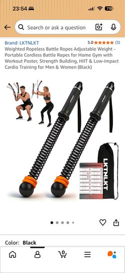 Weighted rope