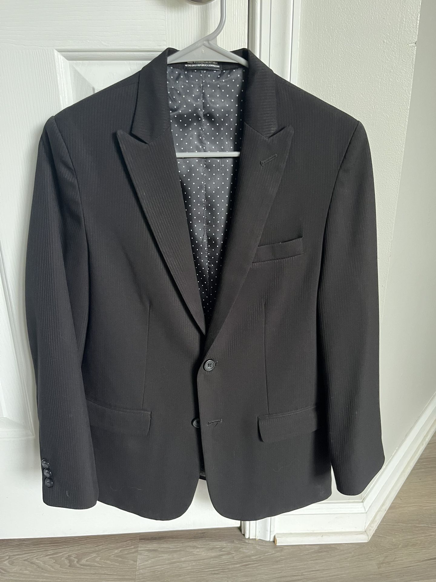 Boys Size 16 Suit Blazer, Black