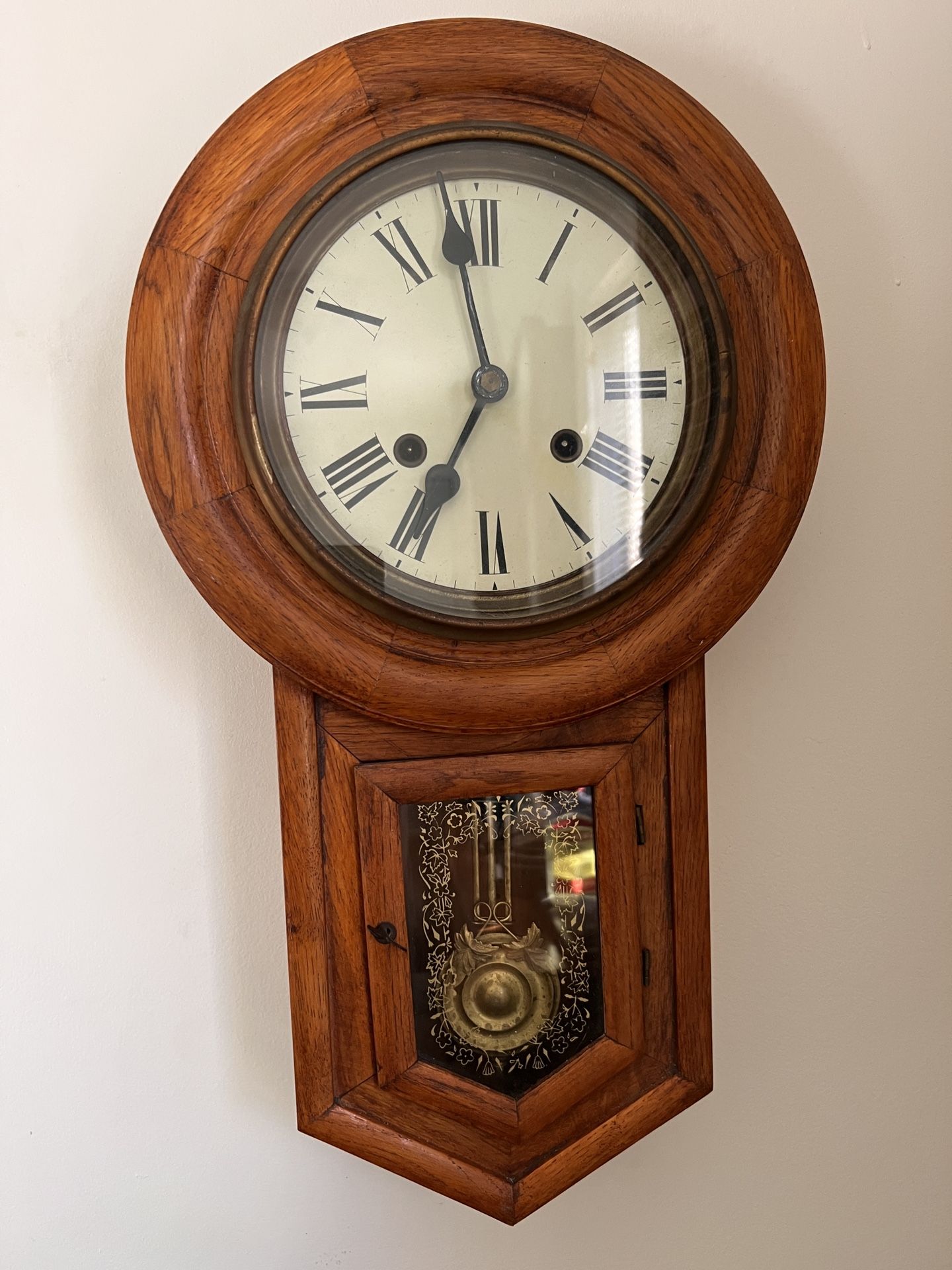 Antique 31 Day Clock
